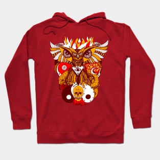 Orad Owl And Ageless Skull Hoodie